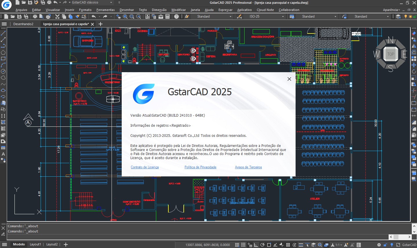 GstarCAD 2025 Professional PTBR