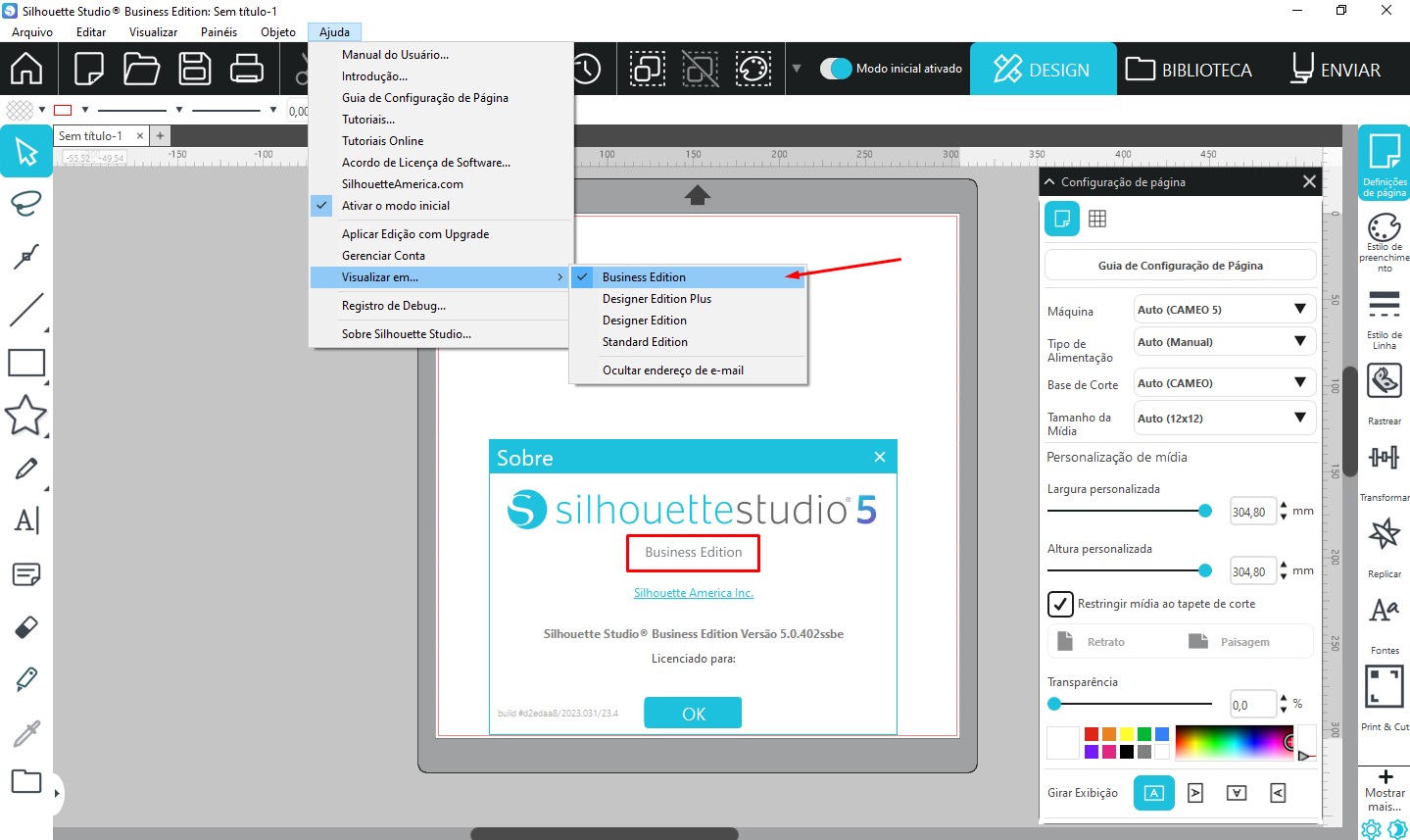 Silhouette Studio Business Edition 5.