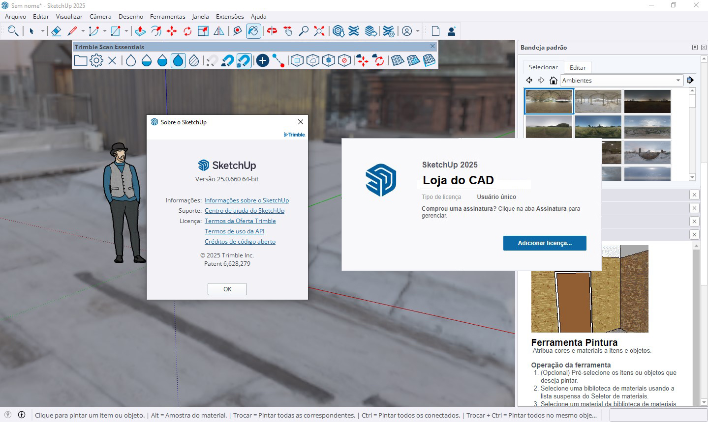 SketchUp 2025 - Enscape e V- Ray