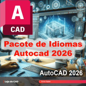 Pacote de idiomas Autocad 2026 - Language Packs Autocad 2026