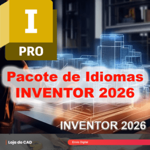 Language Packs Inventor Profissional 2026 - Pacote de idiomas INVENTOR 2026